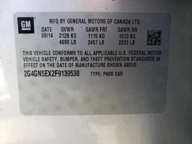 2G4GN5EX2F9139530 Buick Regal Premium