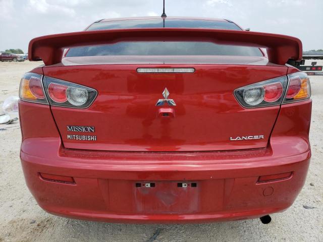VIN: JA32U2FU1HU012289 Auction: COPART Lot: 50974213 Location: TX - SAN ANTONIO JA32U2FU1HU012289 MITSUBISHI LANCER 2017 RED Photo 6
