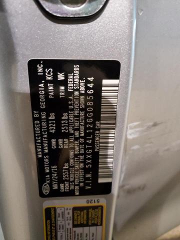 5XXGT4L12GG085644 KIA Optima Lx