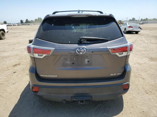 VIN 5TDJKRFHXES044415 2014 Toyota Highlander, Xle no.6