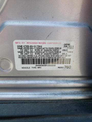 JA4AD3A35FZ002232 Mitsubishi Outlander Se