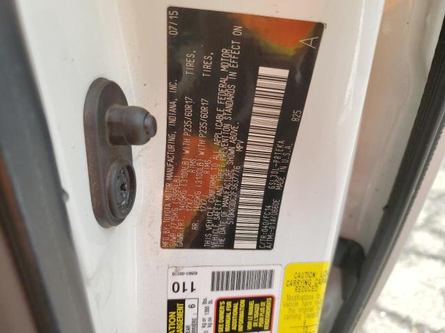 5TDKK3DC2FS637776 Toyota SIENNA LE