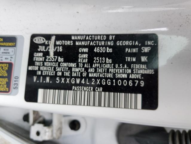 5XXGW4L2XGG100679 KIA OPTIMA SX