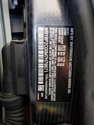 2021 BMW I3 BEV - WBY8P2C0XM7H79671