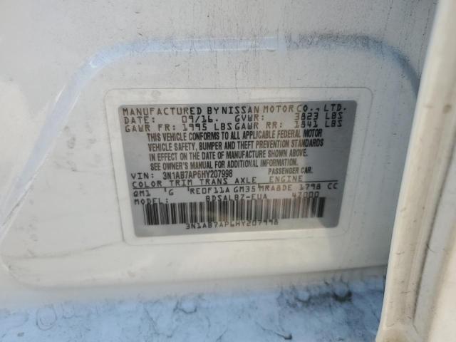 3N1AB7AP6HY207998 Nissan SENTRA S