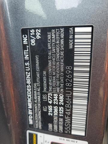 55SWF4KB6HU182698 Mercedes-Benz C 300 4matic