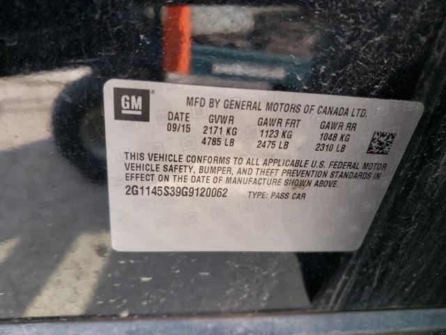 2016 CHEVROLET IMPALA LTZ - 2G1145S39G9120062