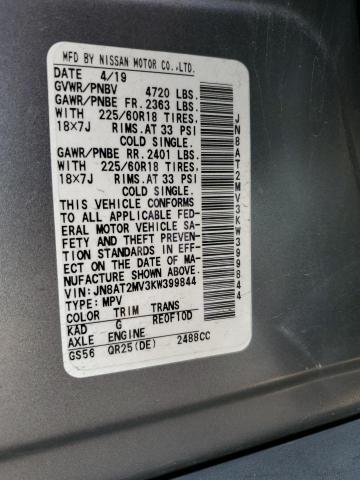 2019 NISSAN ROGUE S - JN8AT2MV3KW399844