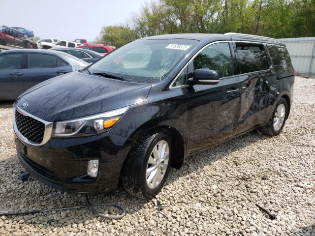 Salvage cars for sale from Copart Franklin, WI: 2016 KIA Sedona EX