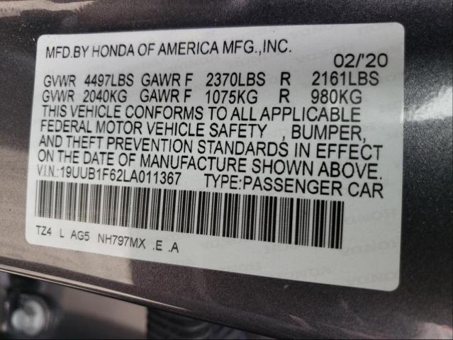 2020 ACURA TLX TECHNO - 19UUB1F62LA011367