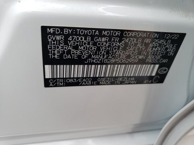 2023 LEXUS IS 350 F S JTHGZ1B28P5062959