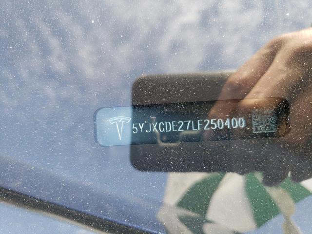 5YJXCDE27LF250400 Tesla MODEL X