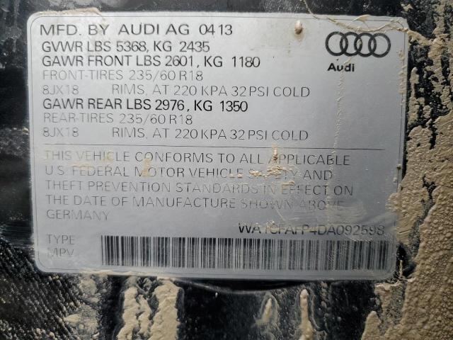 VIN WA1CFAFP4DA092598 2013 Audi Q5, Premium no.13