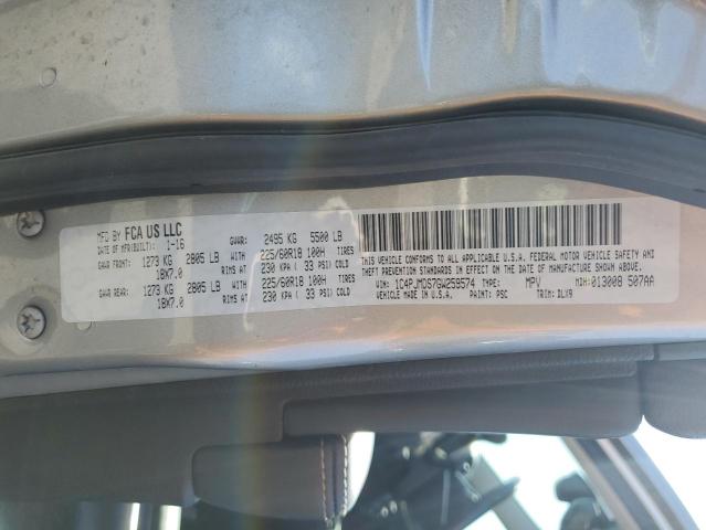 1C4PJMDS7GW259574 Jeep Cherokee Limited