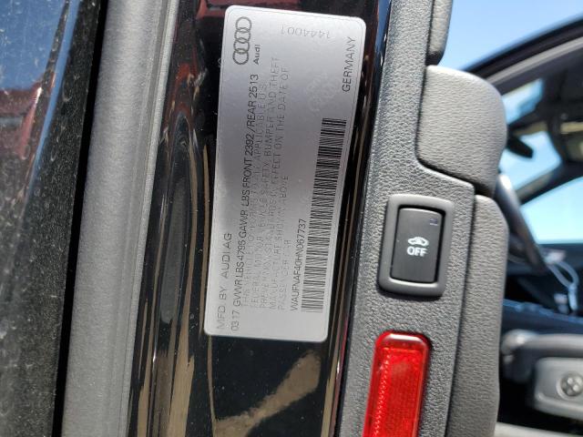 2017 AUDI A4 PRESTIG - WAUFNAF40HN067737