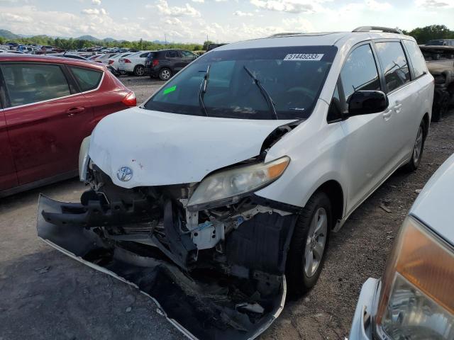 Salvage cars for sale from Copart Madisonville, TN: 2011 Toyota Sienna LE