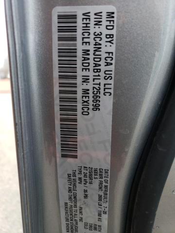 2020 JEEP COMPASS SP - 3C4NJDAB1LT256696