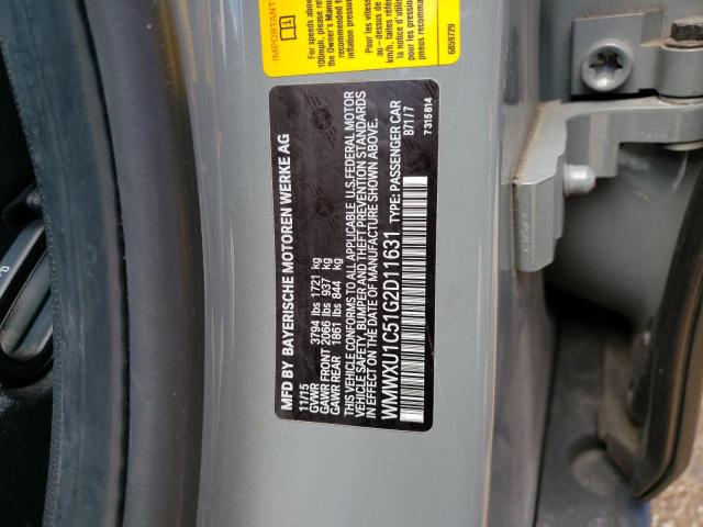 WMWXU1C51G2D11631 Mini Cooper