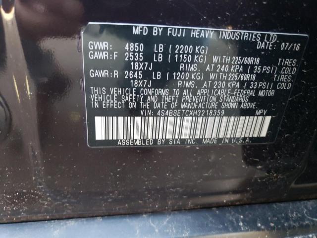 4S4BSETCXH3218359 Subaru Outback Touring