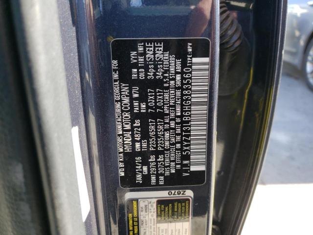 5XYZT3LB6HG383560 Hyundai SANTA FE SPORT