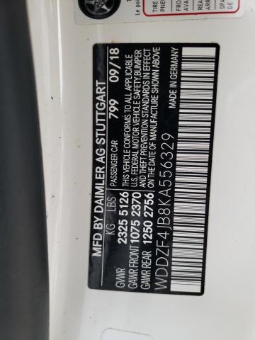 WDDZF4JB8KA556329 Mercedes-Benz E 300