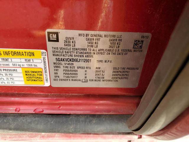 5GAKVCKD6EJ112901 Buick Enclave