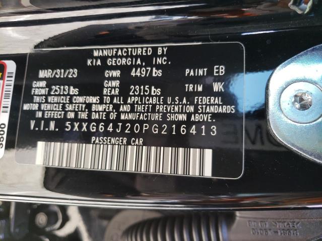 5XXG64J20PG216413 KIA K5 GT LINE