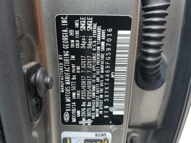 5XYKT4A69FG597016 KIA SORENTO LX