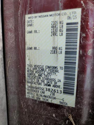 1N4AA6AP2GC382613 Nissan Maxima 3.5s