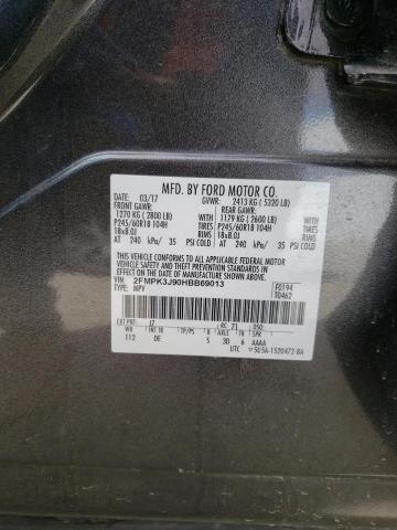 2FMPK3J90HBB69013 Ford EDGE SEL