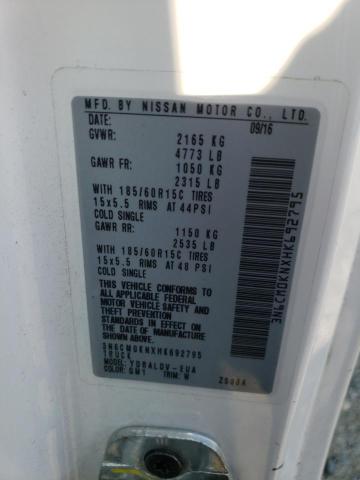 3N6CM0KNXHK692795 Nissan NV200 2.5S