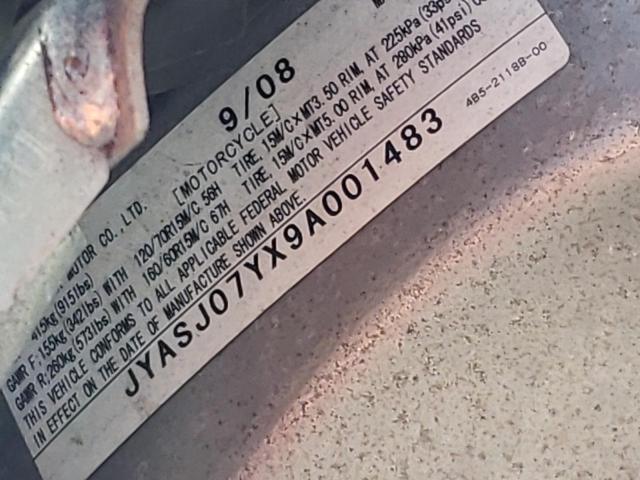 2009 YAMAHA XP500 JYASJ07YX9A001483