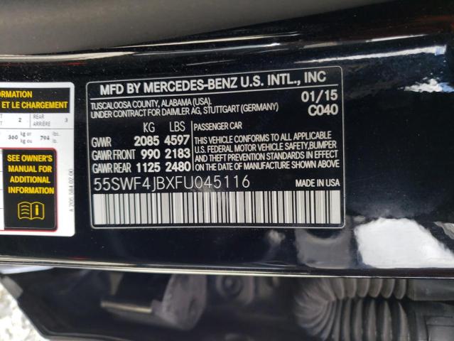 55SWF4JBXFU045116 Mercedes-Benz C 300