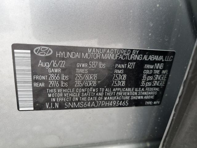 2023 HYUNDAI SANTA FE X - 5NMS64AJ7PH493465