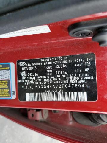 5XXGM4A72FG478045 KIA Optima Lx