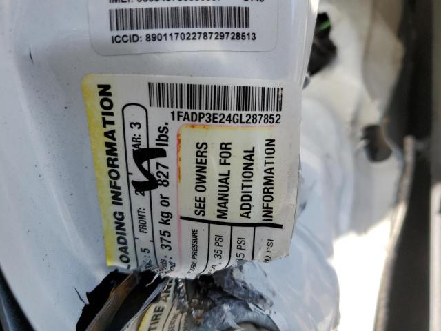 1FADP3E24GL287852 Ford FOCUS S