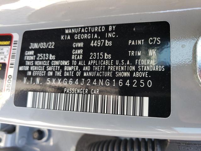 5XXG64J24NG164250 KIA K5 GT LINE