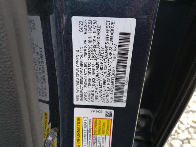 2023 HONDA CR-V SPORT - 5J6RS6H90PL005046