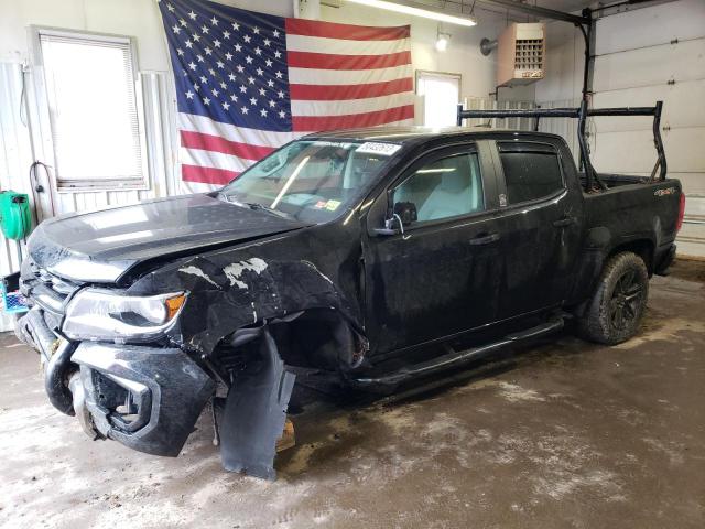 Salvage cars for sale from Copart Lyman, ME: 2021 Chevrolet Colorado