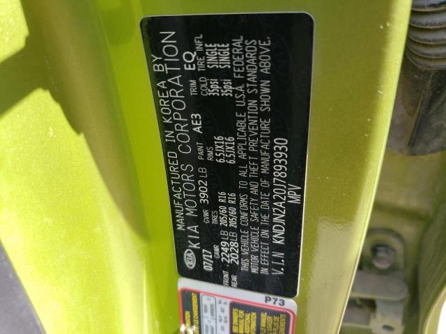 KNDJN2A20J7893930 KIA Soul