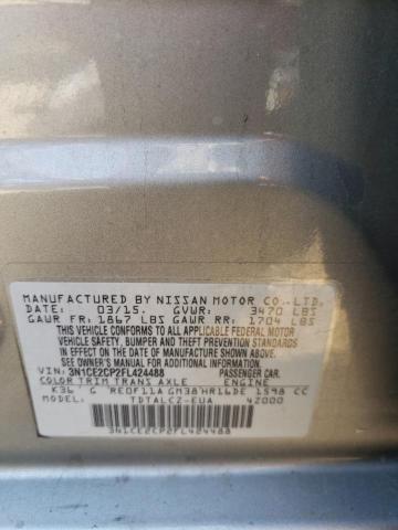 3N1CE2CP2FL424488 Nissan Versa Note S