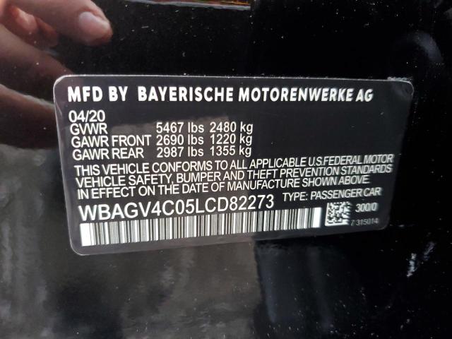 VIN WBAGV4C05LCD71158 2020 BMW 8 SERIES no.12