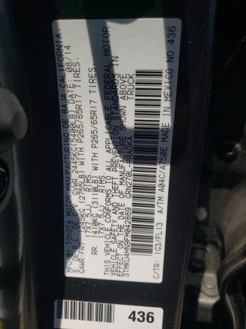3TMKU4HN9FM042869 Toyota Tacoma Double Cab Prerunner Long Bed