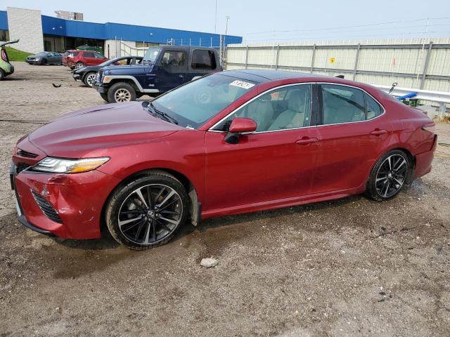 Salvage cars for sale from Copart Woodhaven, MI: 2018 Toyota Camry XSE