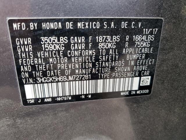 2018 HONDA FIT SPORT - 3HGGK5H69JM727281