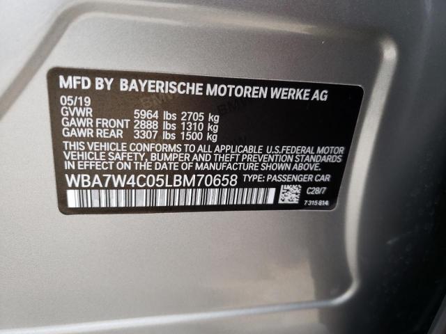 2020 BMW 745XE - WBA7W4C05LBM70658