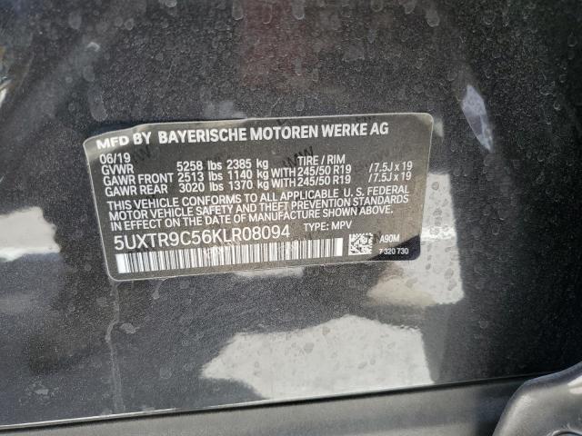5UXTR9C56KLR08094 BMW X3 Xdrive30i