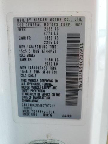 2017 CHEVROLET CITY EXPRE - 3N63M0ZN5HK707211