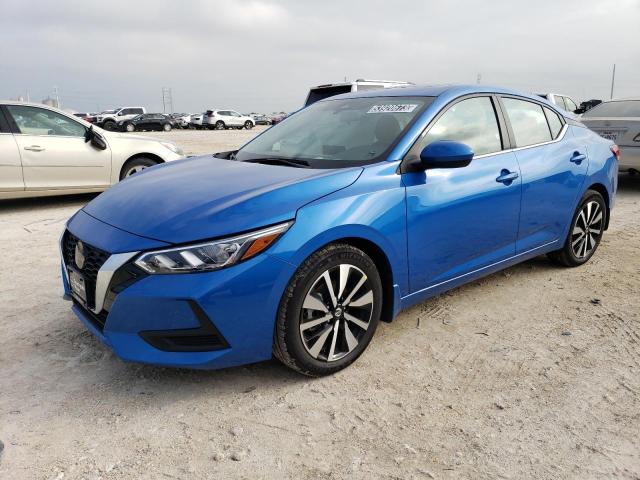 Salvage cars for sale from Copart New Braunfels, TX: 2022 Nissan Sentra SV