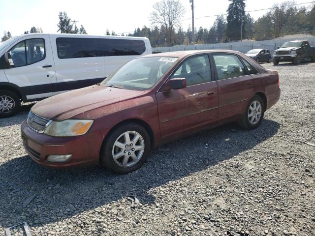 Salvage cars for sale at Graham, WA auction: 2001 Toyota Avalon XL